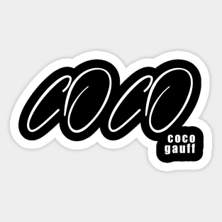 Coco-singnature Sticker